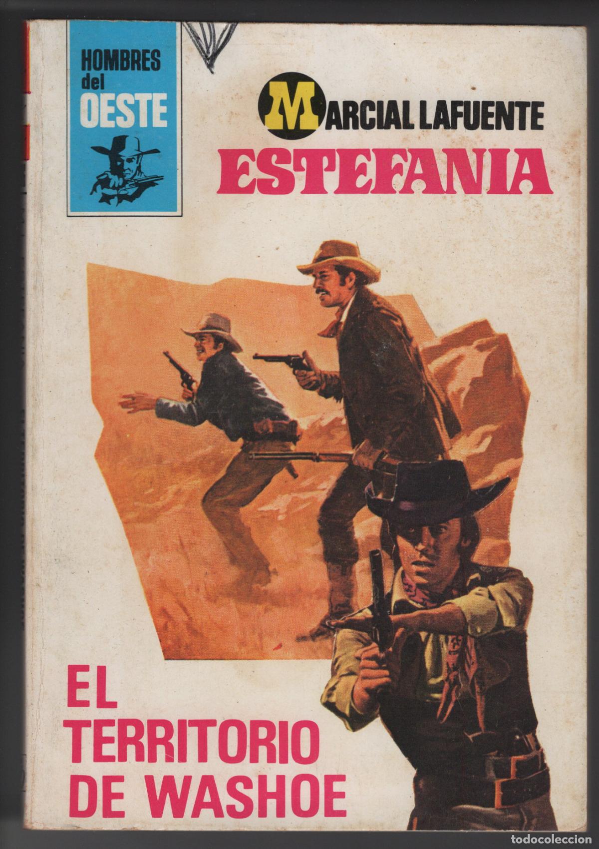 Libros de segunda mano: HOMBRES DEL OESTE 386 - EL TERRITORIO DE WASHOE - ESTEFANIA - BOLSILIBRO BRUGUERA