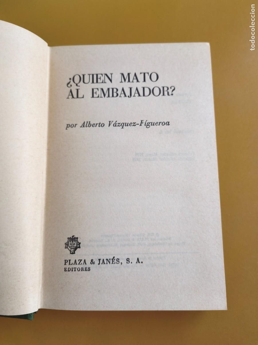Second hand books: quien mato al embajador.