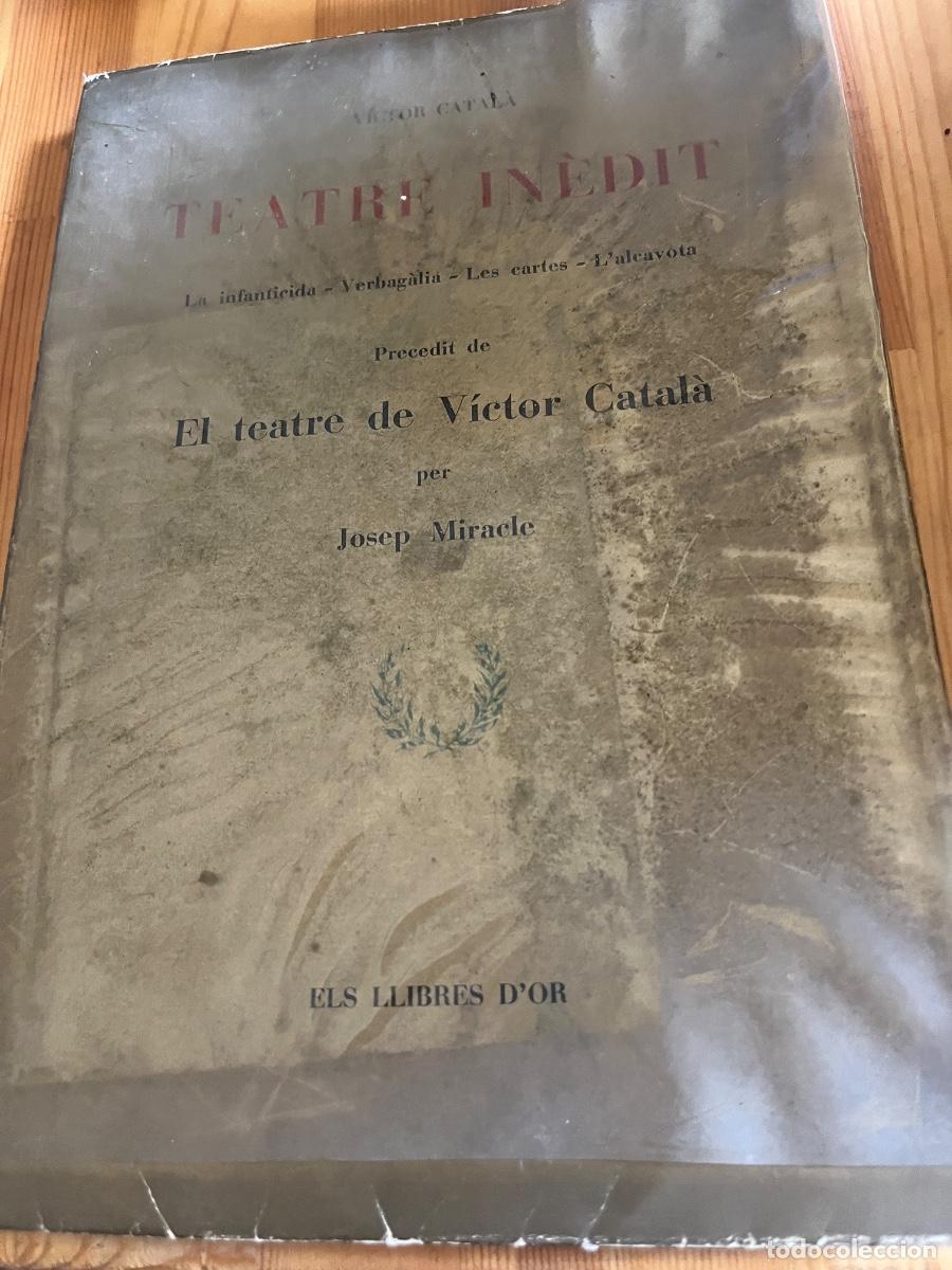 Libros de segunda mano: Teatre in&egrave;dit per Josep Miracle - Foto 2