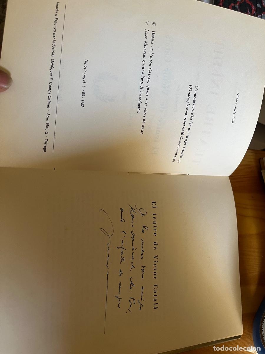 Libros de segunda mano: Teatre in&egrave;dit per Josep Miracle - Foto 6