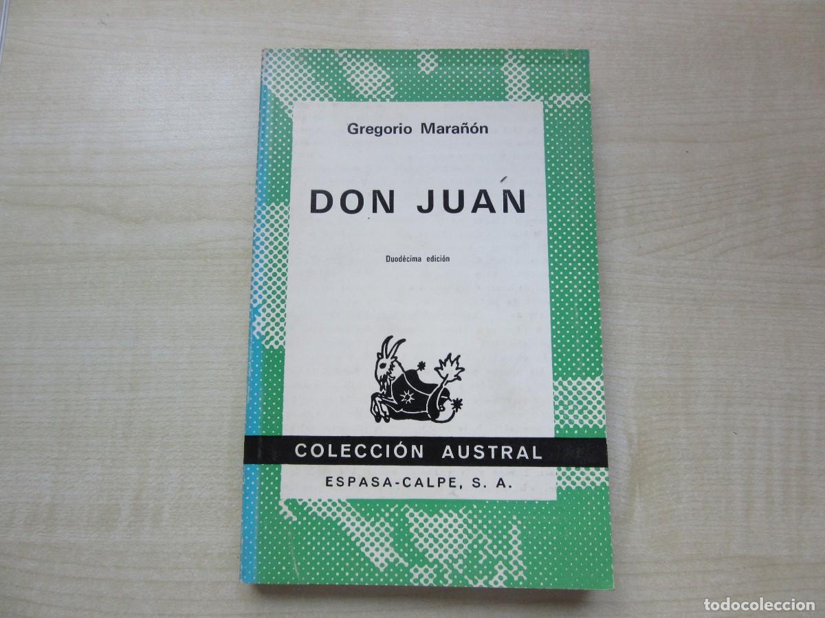 Gebrauchte B&uuml;cher: Don Juan Autor Gregorio Mara&ntilde;&oacute;n Colecci&oacute;n Austral de Espasa Calpe