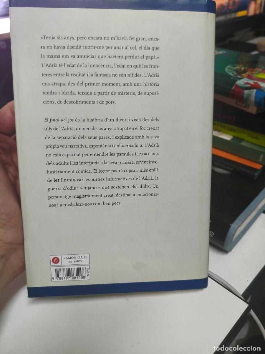 Libros de segunda mano: EL FINAL DEL JOC. GEMMA LIENAS. DEDICATORIA AUTOGRAFA. - Foto 5