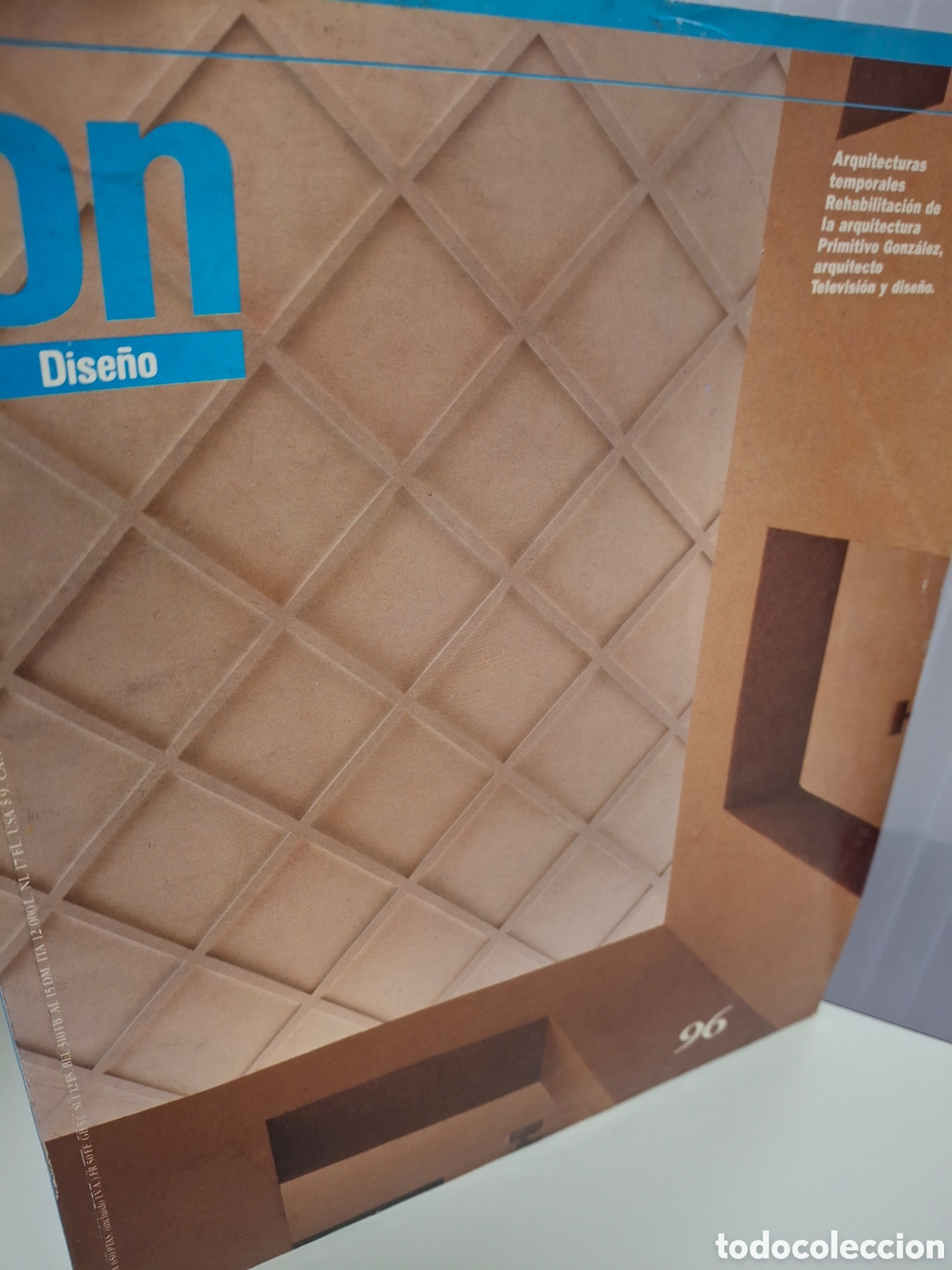 Libros de segunda mano: REVISTA ON DISE&Ntilde;O N&ordm; 96, ARQUITECTURAS TEMPORALES-REHABILITACION, 1988