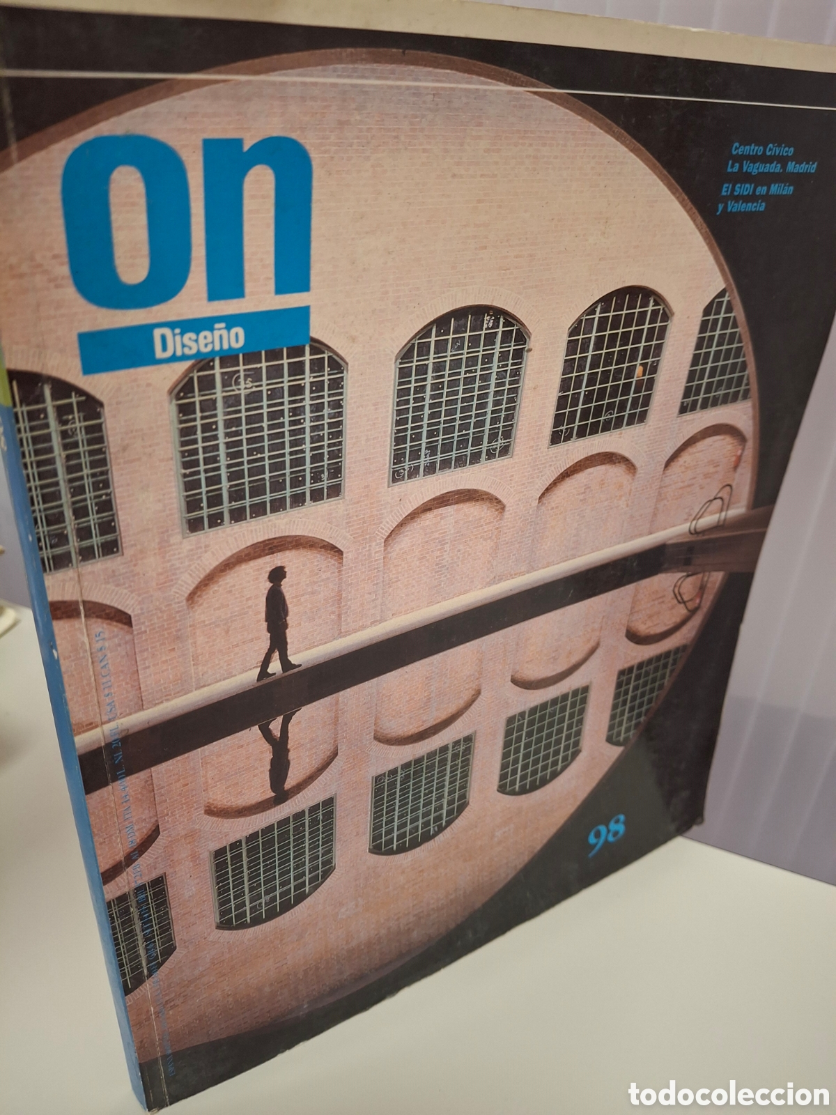 Libros de segunda mano: REVISTA ON DISE&Ntilde;O N&ordm; 98 , CENTRO CIVICO LA VAGUADA, MADRID-SIDI EN MILAN Y VALENCIA, 1989
