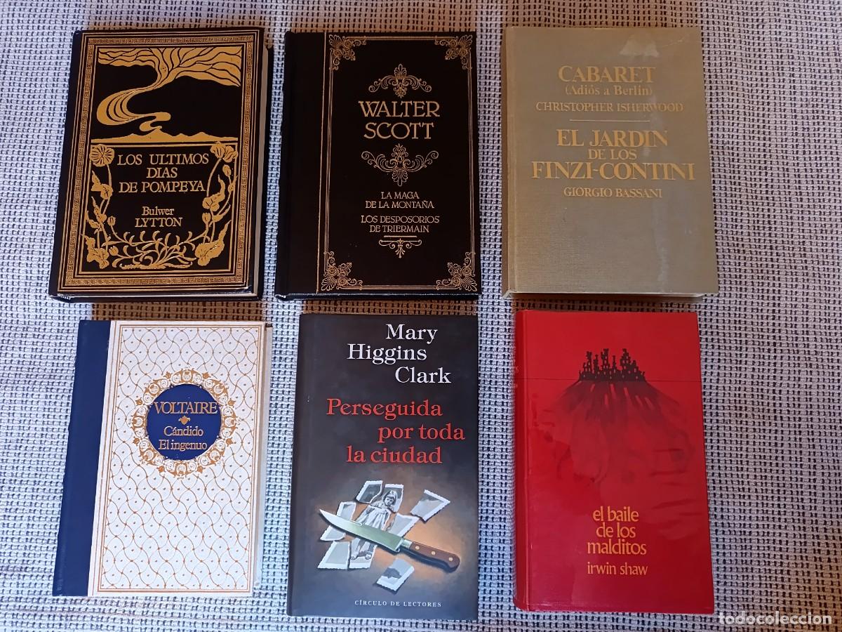 Libros de segunda mano: Lote libros: &Uacute;ltimos d&iacute;as de Pompeya, La maga de la monta&ntilde;a, Cabaret, C&aacute;ndido el ingenuo, perseguida