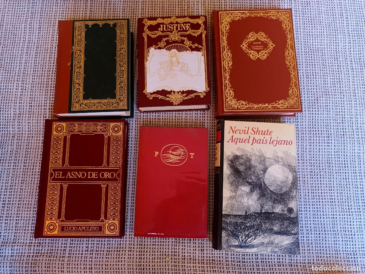 Libros de segunda mano: Lote libros: Justine, La madre, El asno de oro, Garc&iacute;a Lorca, Aquel pa&iacute;s lejano, Divina comedia.