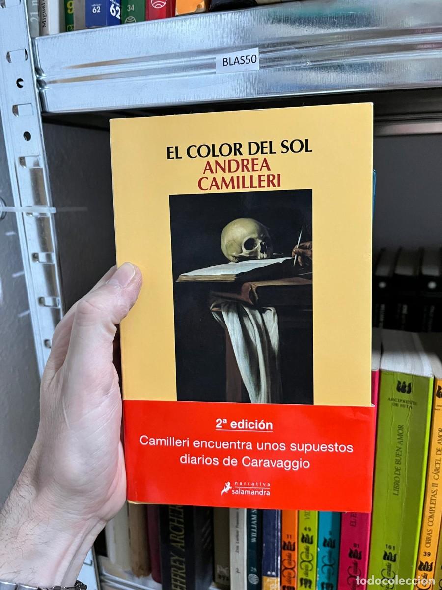 Libros de segunda mano: BLAS50 LIBRO - El color del sol - Andrea Camilleri - Salamandra - Novela hist&oacute;rica y misterio.