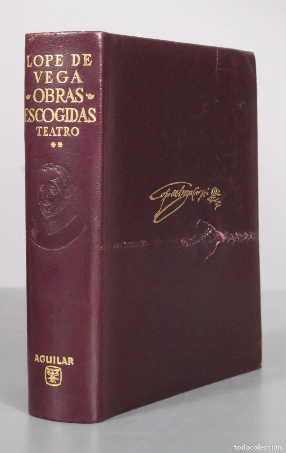 Libros de segunda mano: Obras escogidas - Tomo III: Teatro - Lope de Vega - Aguilar 1962