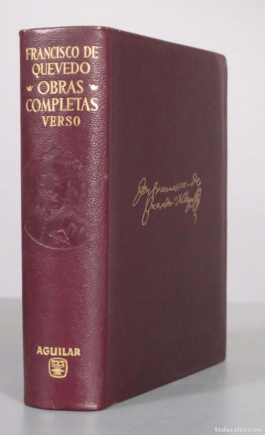Libros de segunda mano: Obras Completas: Tomo II - Obras en verso - Francisco de Quevedo - Aguilar 1964