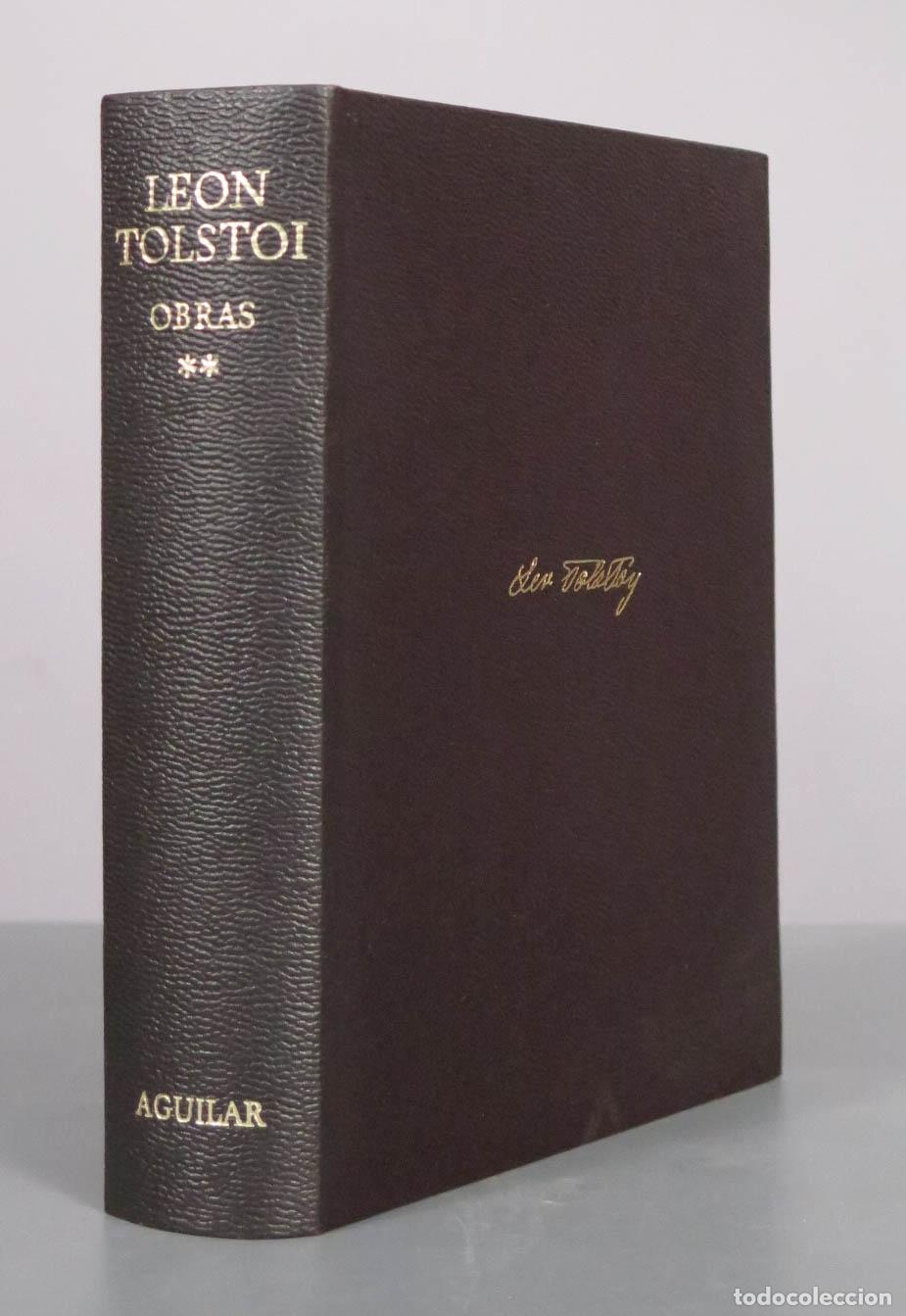 Libros de segunda mano: Obras, Tomo II - Le&oacute;n Tolst&oacute;i - Aguilar 1971