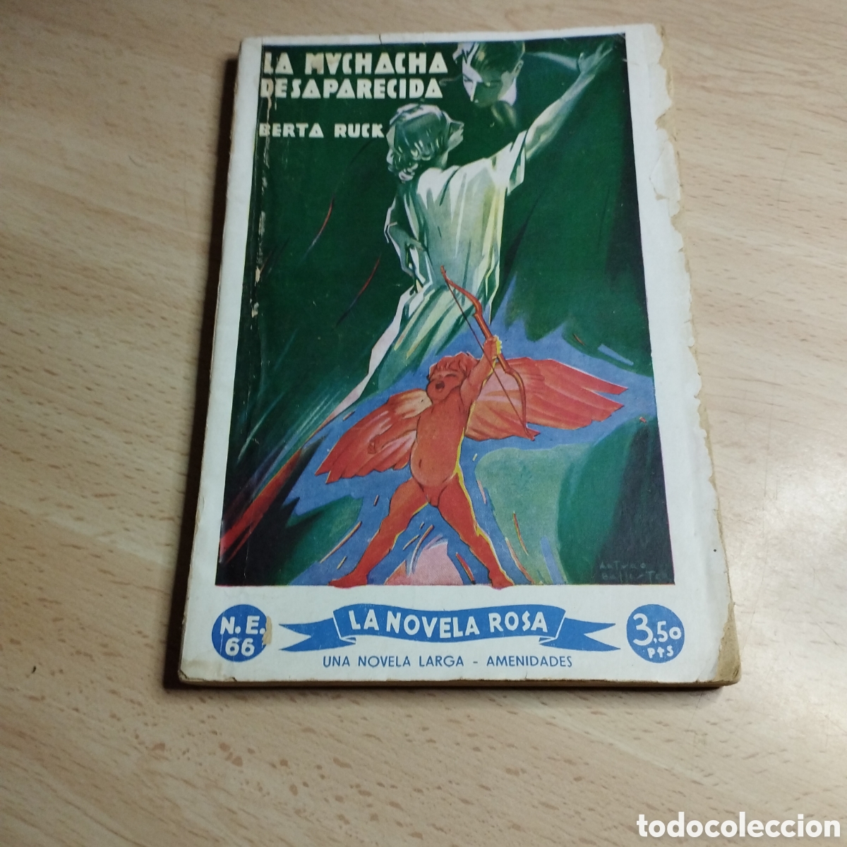 Libros de segunda mano: La muchacha desaparecida. Berta Ruck. La novela Rosa. N⁰66.