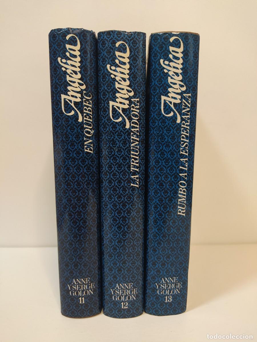 Libros de segunda mano: Ang&eacute;lica / en Quebec, n&ordm; 11; La triunfadora, n&ordm; 12; Rumbo a la esperanza, n&ordm; 13. (Tres libros).