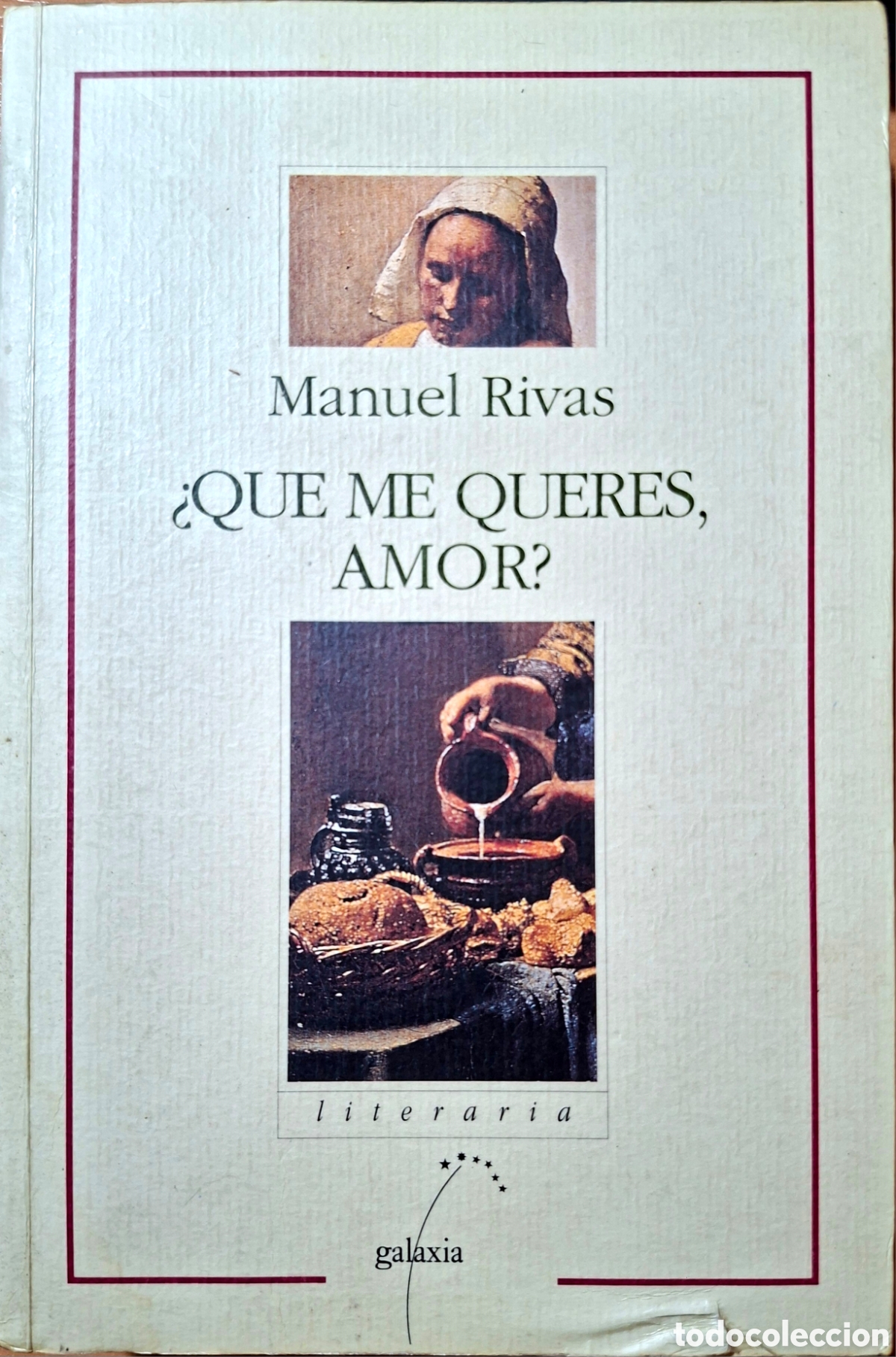 Libros de segunda mano: Manuel Rivas, &iquest;QUE ME QUERES, AMOR? Galaxia, 1999