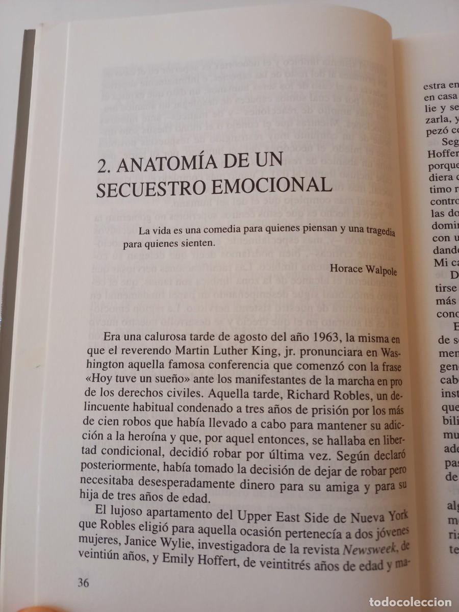 Libros de segunda mano: MITICO LIBRO DE D. GOLEMANN C&Oacute;MO GESTIONAR INTELIGENTEMENTE LAS EMOCIONES - Foto 12