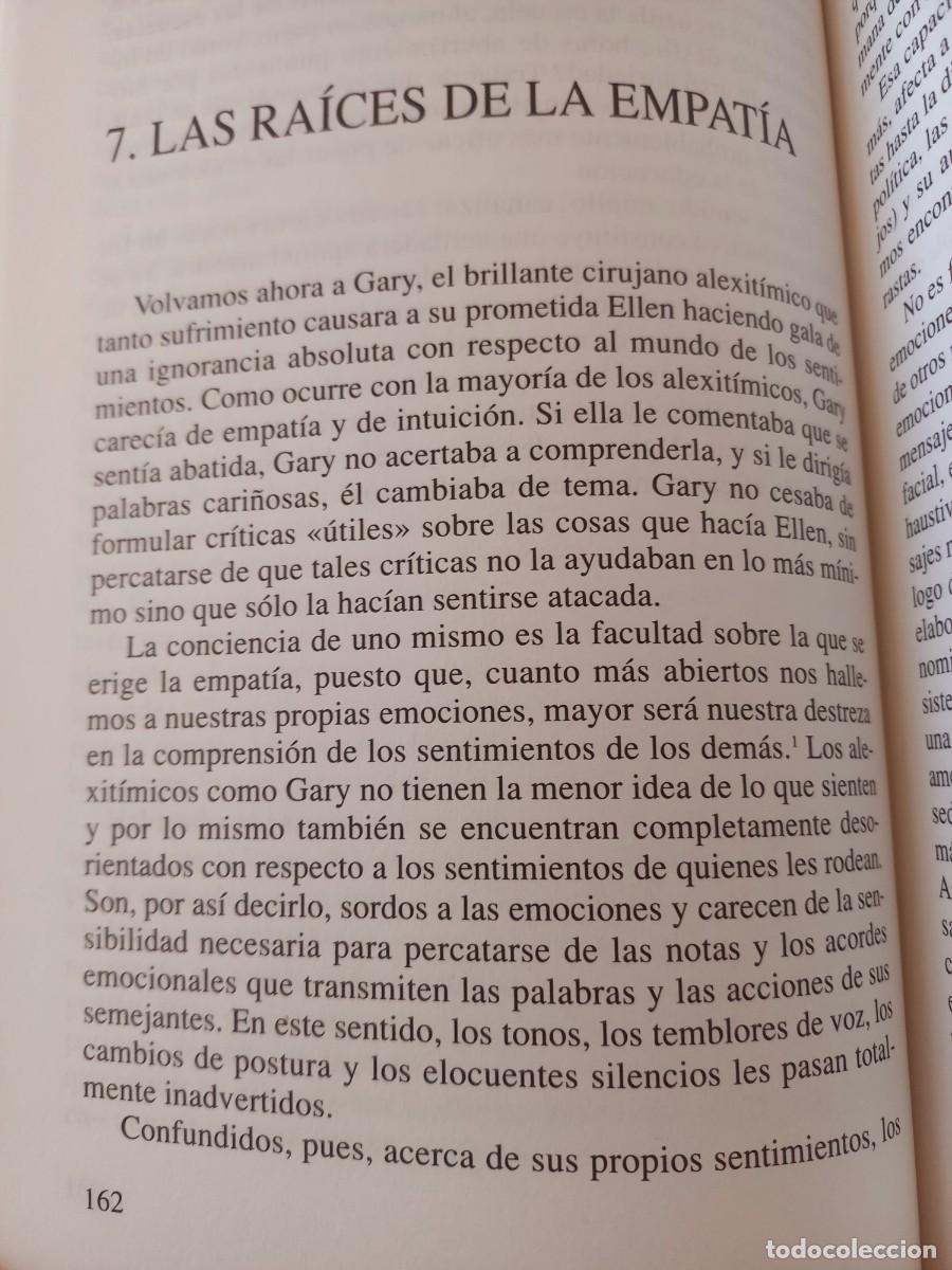 Libros de segunda mano: MITICO LIBRO DE D. GOLEMANN C&Oacute;MO GESTIONAR INTELIGENTEMENTE LAS EMOCIONES - Foto 16