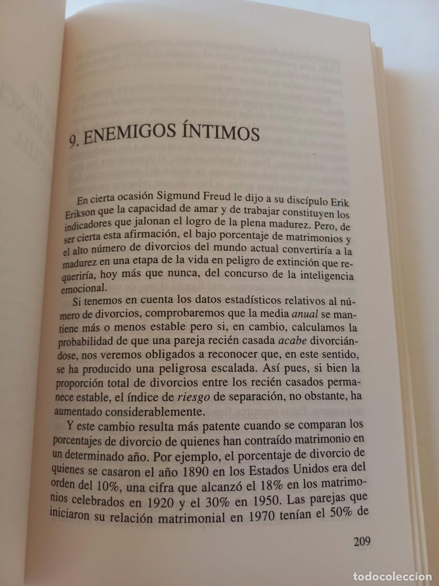 Libros de segunda mano: MITICO LIBRO DE D. GOLEMANN C&Oacute;MO GESTIONAR INTELIGENTEMENTE LAS EMOCIONES - Foto 17