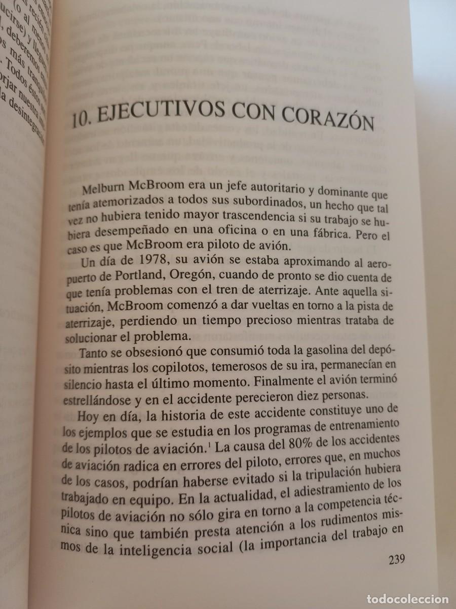 Libros de segunda mano: MITICO LIBRO DE D. GOLEMANN C&Oacute;MO GESTIONAR INTELIGENTEMENTE LAS EMOCIONES - Foto 18