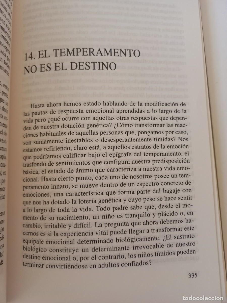 Libros de segunda mano: MITICO LIBRO DE D. GOLEMANN C&Oacute;MO GESTIONAR INTELIGENTEMENTE LAS EMOCIONES - Foto 21