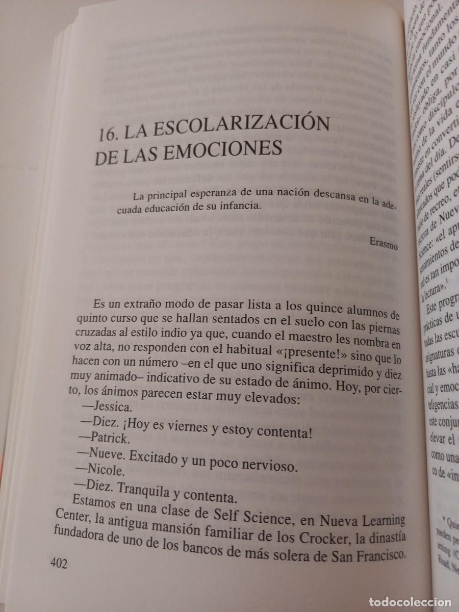 Libros de segunda mano: MITICO LIBRO DE D. GOLEMANN C&Oacute;MO GESTIONAR INTELIGENTEMENTE LAS EMOCIONES - Foto 23