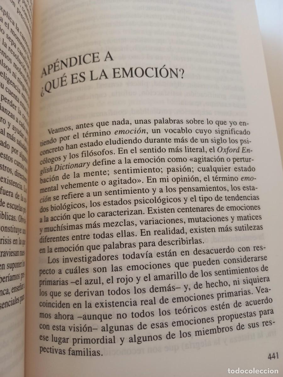 Libros de segunda mano: MITICO LIBRO DE D. GOLEMANN C&Oacute;MO GESTIONAR INTELIGENTEMENTE LAS EMOCIONES - Foto 24