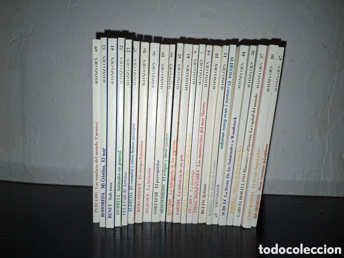 Libros de segunda mano: 23 ejemplares de la colecci&oacute;n alianza 100