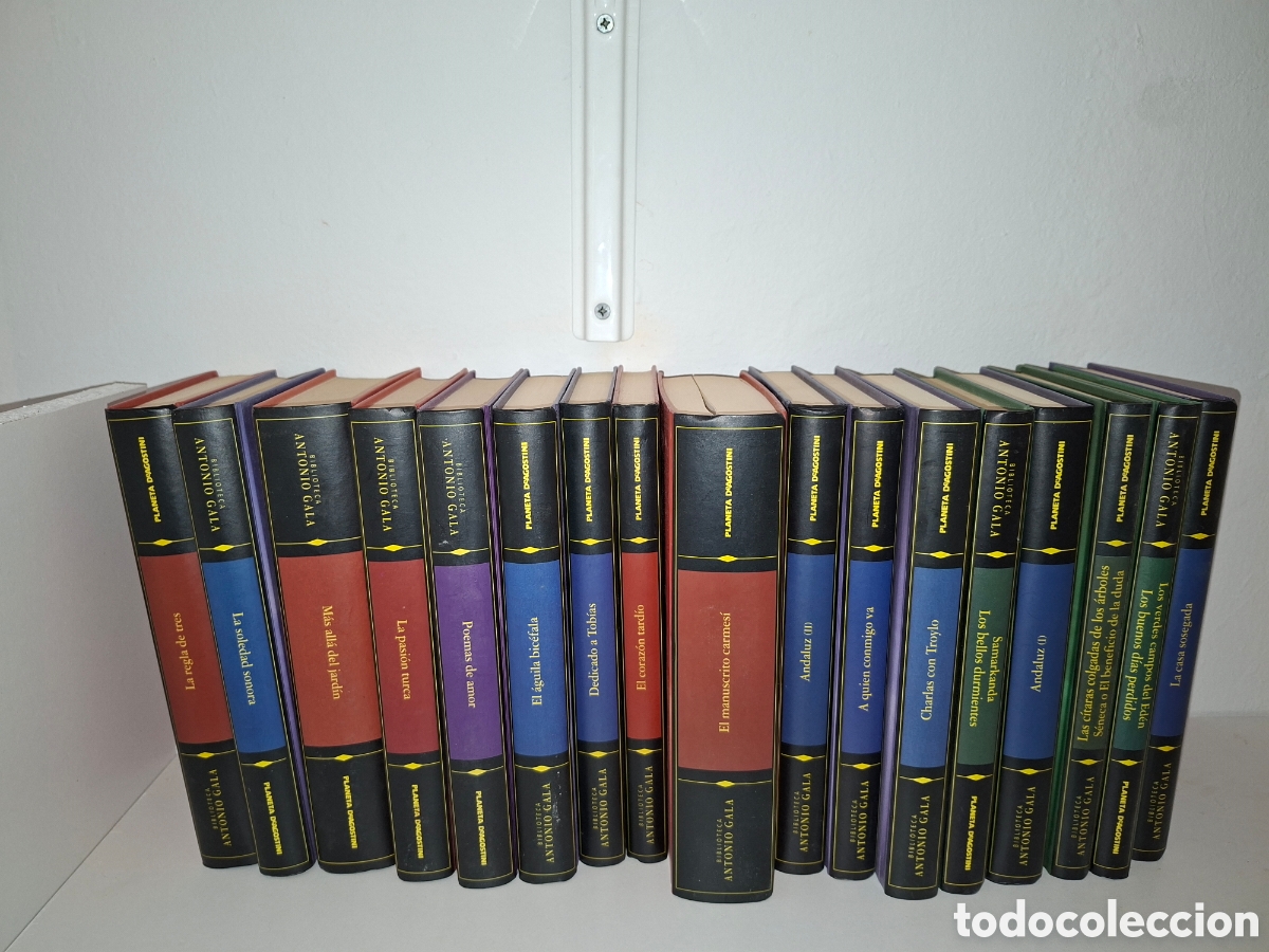 Libros de segunda mano: Diecisiete libros biblioteca Antonio Gala Planeta de Agostini