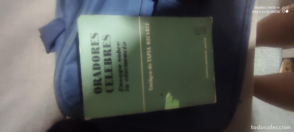 Libros de segunda mano: ORADORES CELEBRES. ENSAYO. ENRIQUE DE TAPIA. EDITORIAL AGUILAR. MADRID, 1965. PAGS: 203