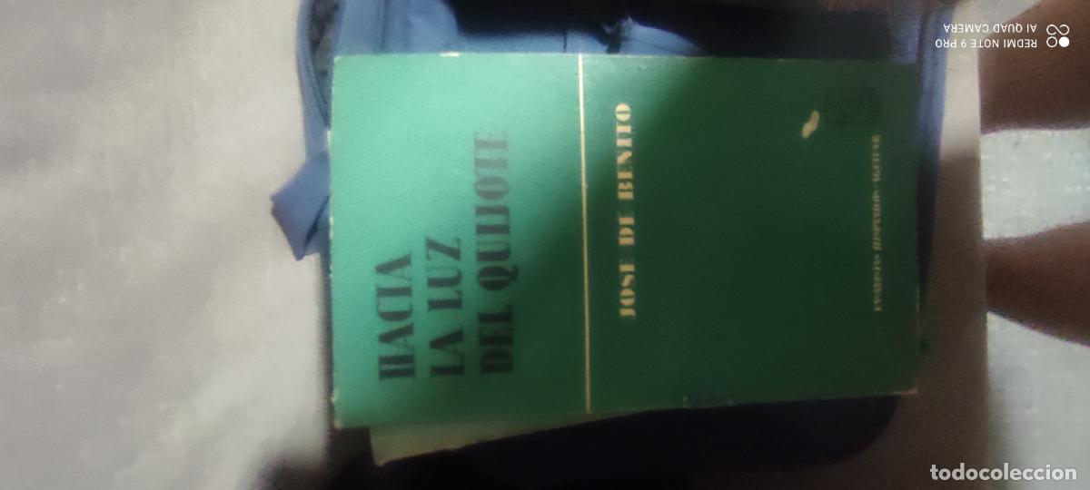 Libros de segunda mano: HACIA LA LUZ DEL QUIJOTE. JOSE DE BENITO