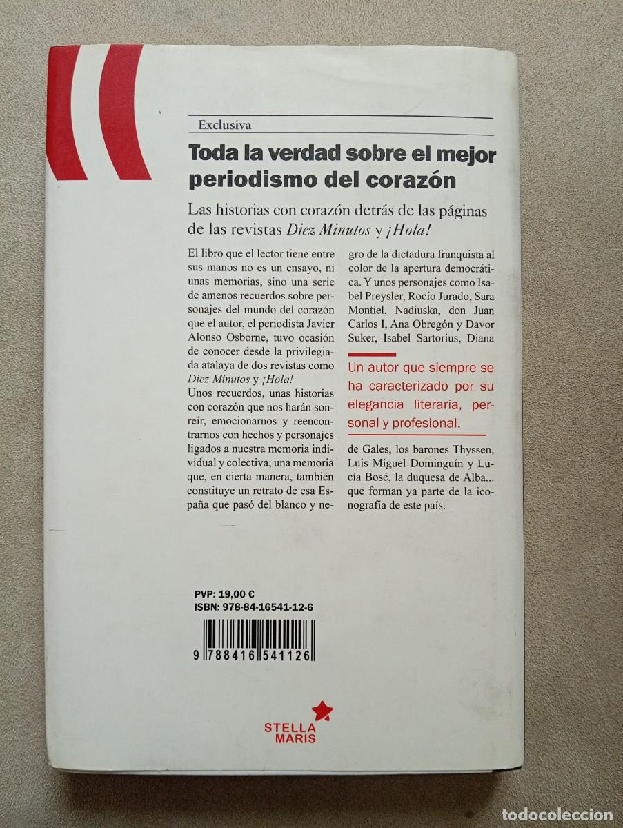 Libros de segunda mano: Javier Alonso Osborne. An&eacute;cdotas del coraz&oacute;n - Foto 2