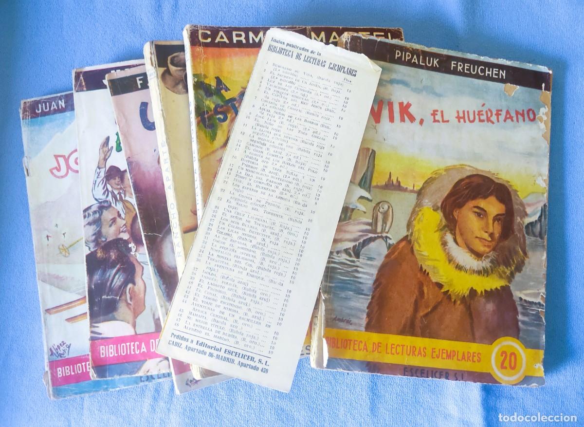 Libros de segunda mano: 6 EJEMPLARES DE BIBLIOTECA DE LECTURAS EJEMPLARES ESCELICER S.L.