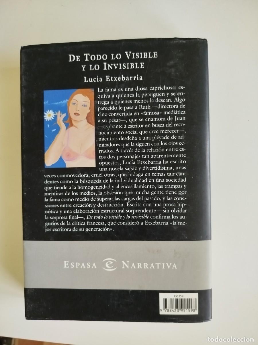 Libros de segunda mano: De todo lo visible e invisible - Foto 2
