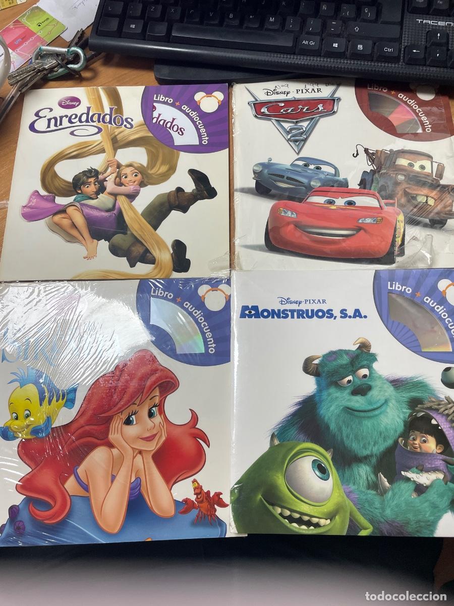 Libros de segunda mano: Disney 4 libros audiolibros
