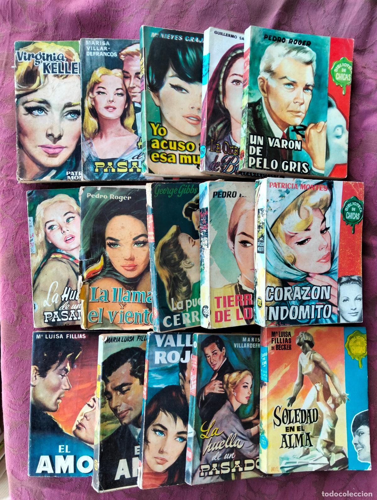 Livros em segunda m&atilde;o: Lote libros de cr&iacute;menes antiguos amor vintage biblioteca de chicas