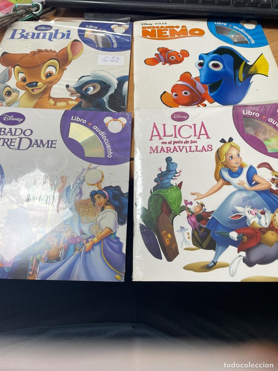 Libros de segunda mano: Disney 4 libro audiolibros