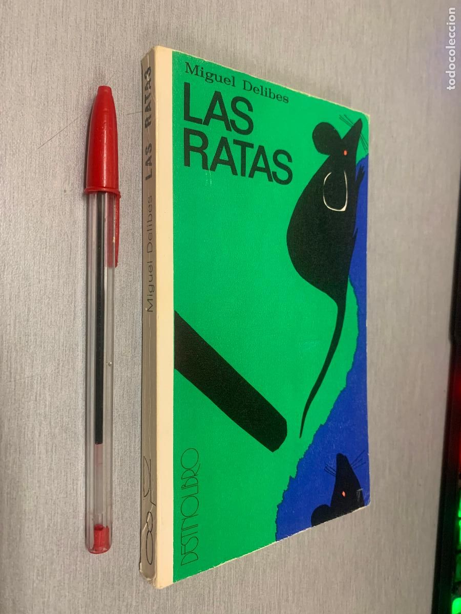 Libros de segunda mano: LAS RATAS / MIGUEL DELIBES / DESTINOLIBRO 8 - ED. DESTINO 1975