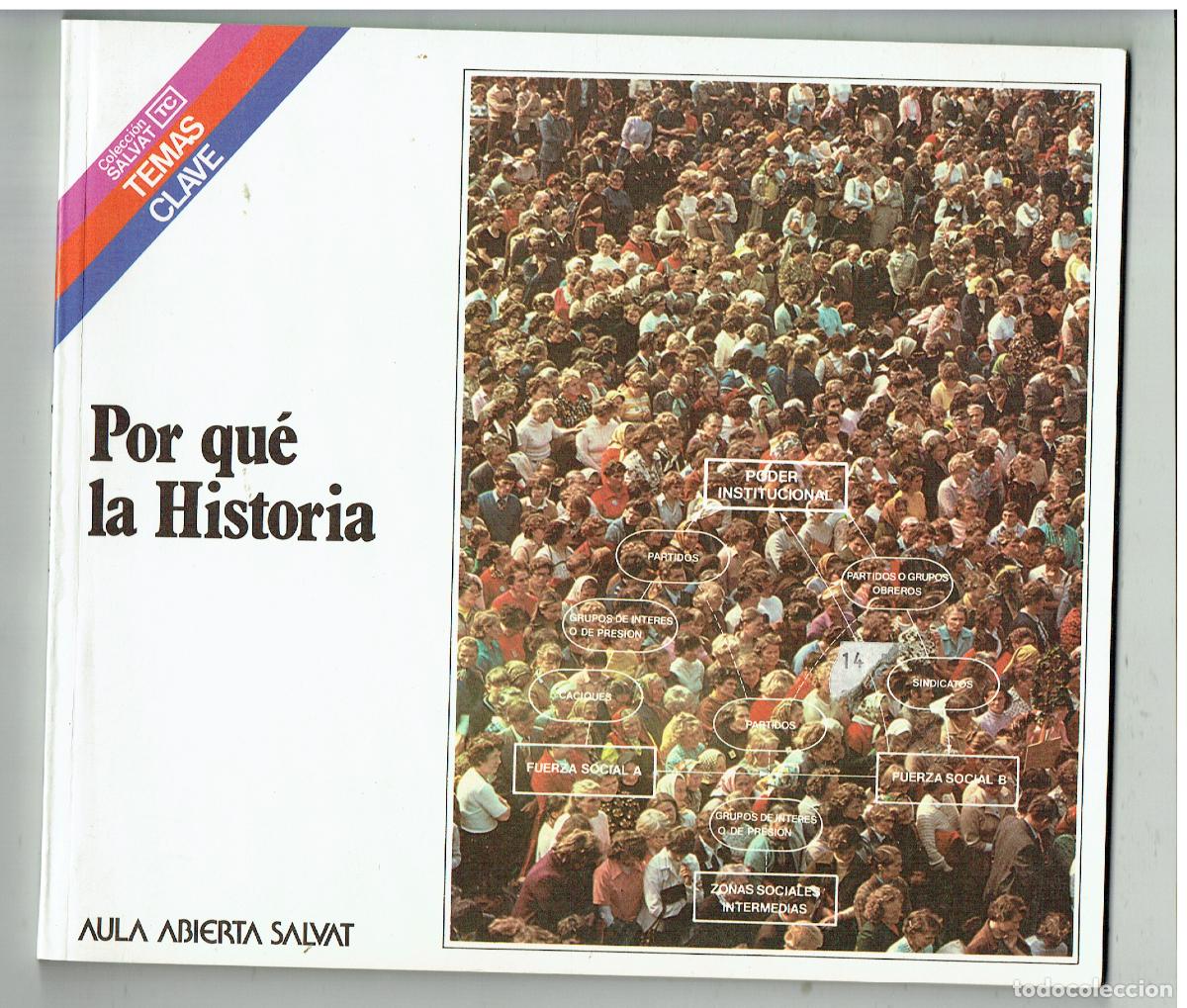 Libros de segunda mano: TEMAS CLAVES, N&ordm; 13. POR QU&Eacute; LA HISTORIA. AULA ABIERTA SALVAT.1983.(ST/PR2)