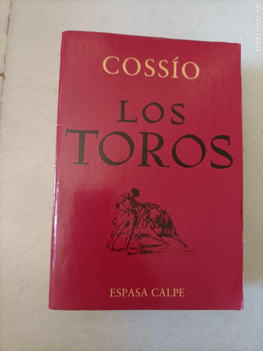 Libros de segunda mano: LIBRO. LOS TOROS, DE COSS&Iacute;O. ESPASA CALPE VOLUMEN II. FOTOS A COLOR Y B/N. SIN USAR 815 P&Aacute;GINAS.