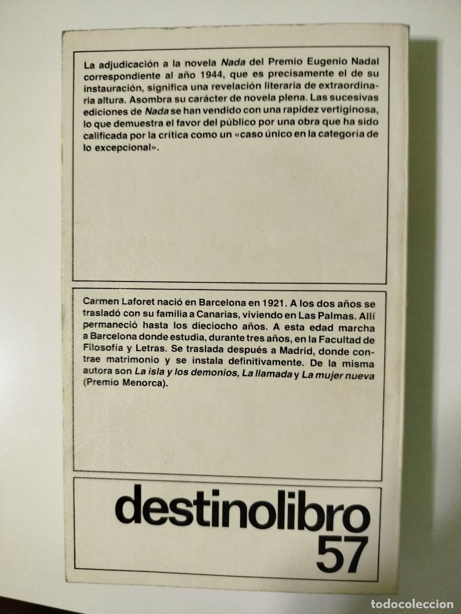 Libros de segunda mano: Nada. Carmen Laforet - Foto 2