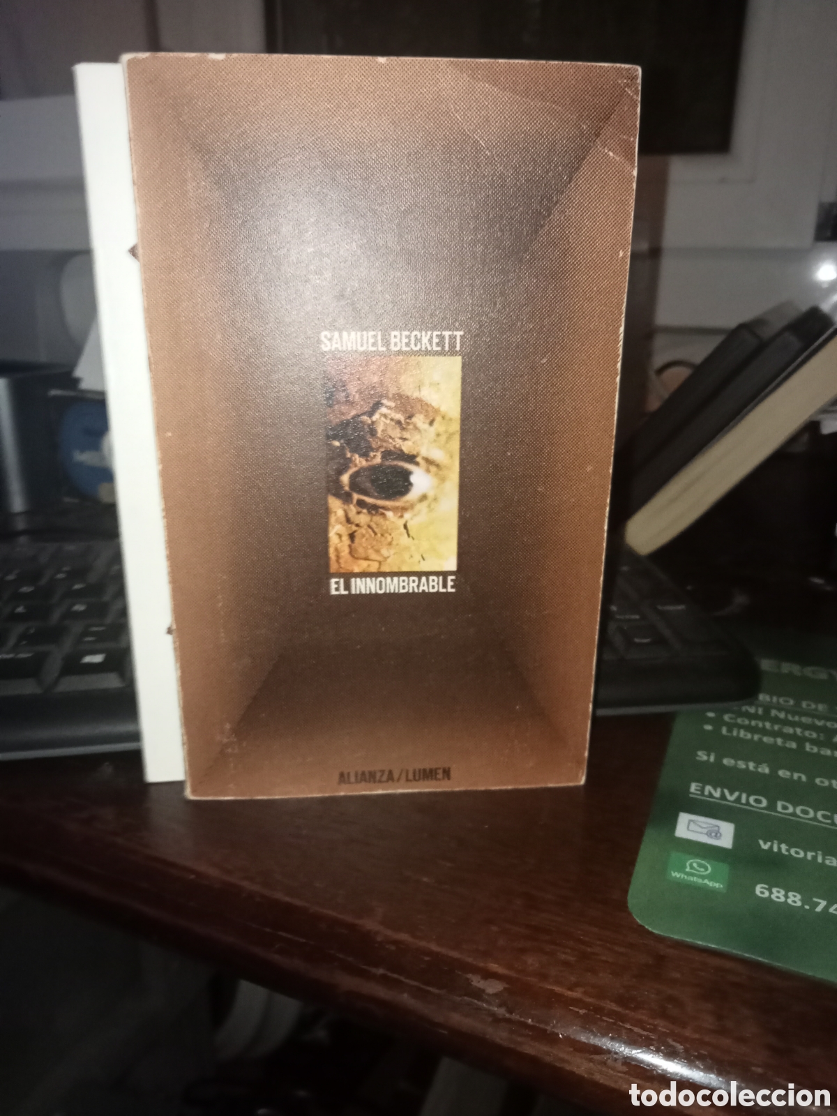 Libros de segunda mano: Beckett. El innombrable Alianza 1971