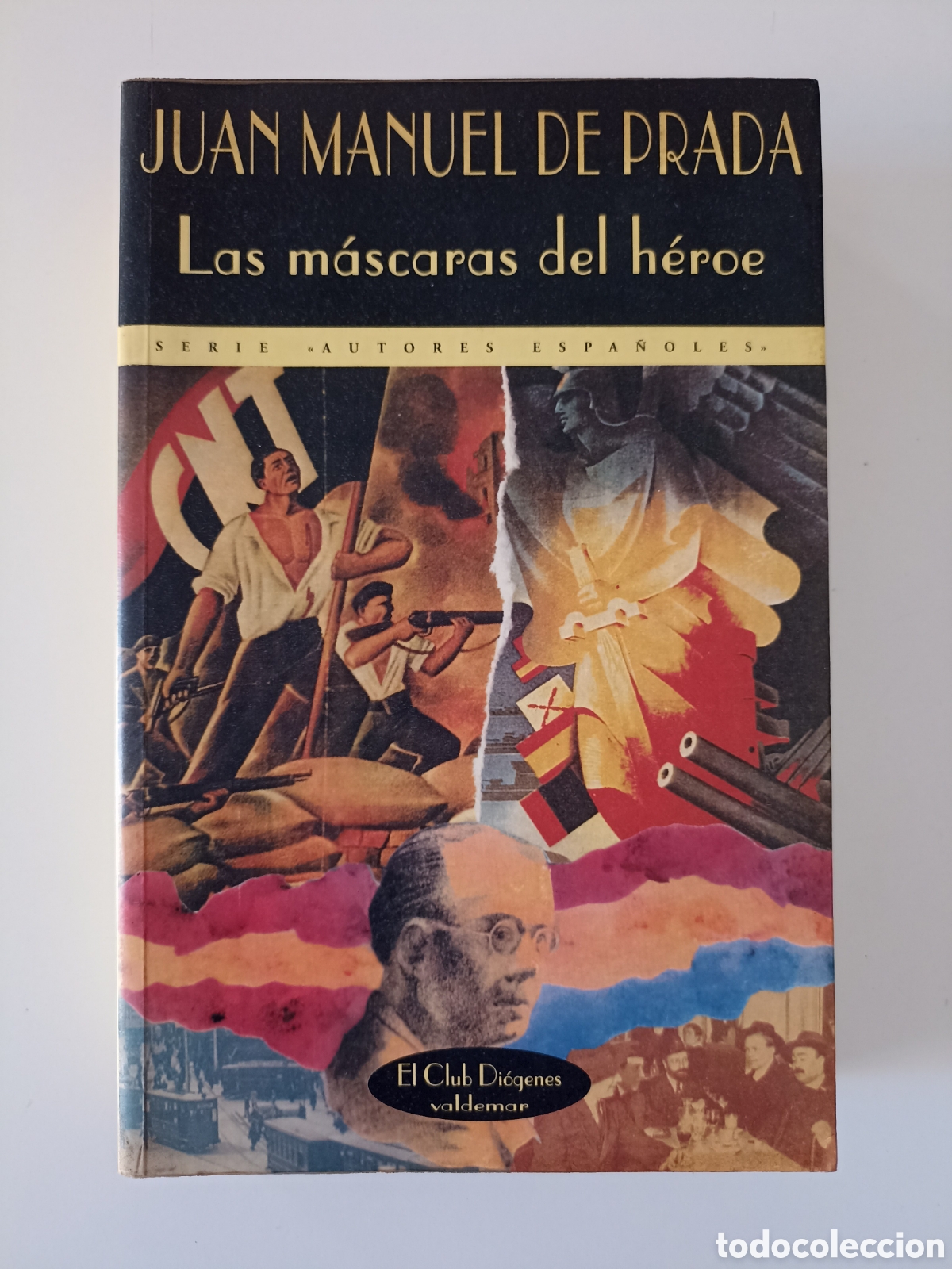 Libros de segunda mano: Juan Manuel de Prada - Las m&aacute;scaras del h&eacute;roe (Valdemar, 1996) Primera edici&oacute;n