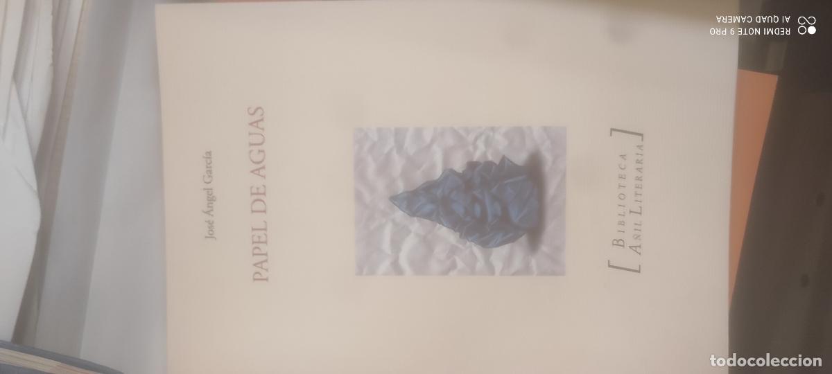 Libros de segunda mano: Papel de aguas. Jose Angel Garcia