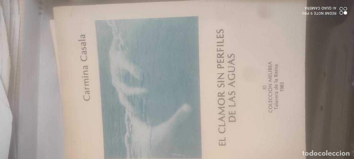 Libros de segunda mano: El clamor sin perfiles de las aguas - Casala, Carmina