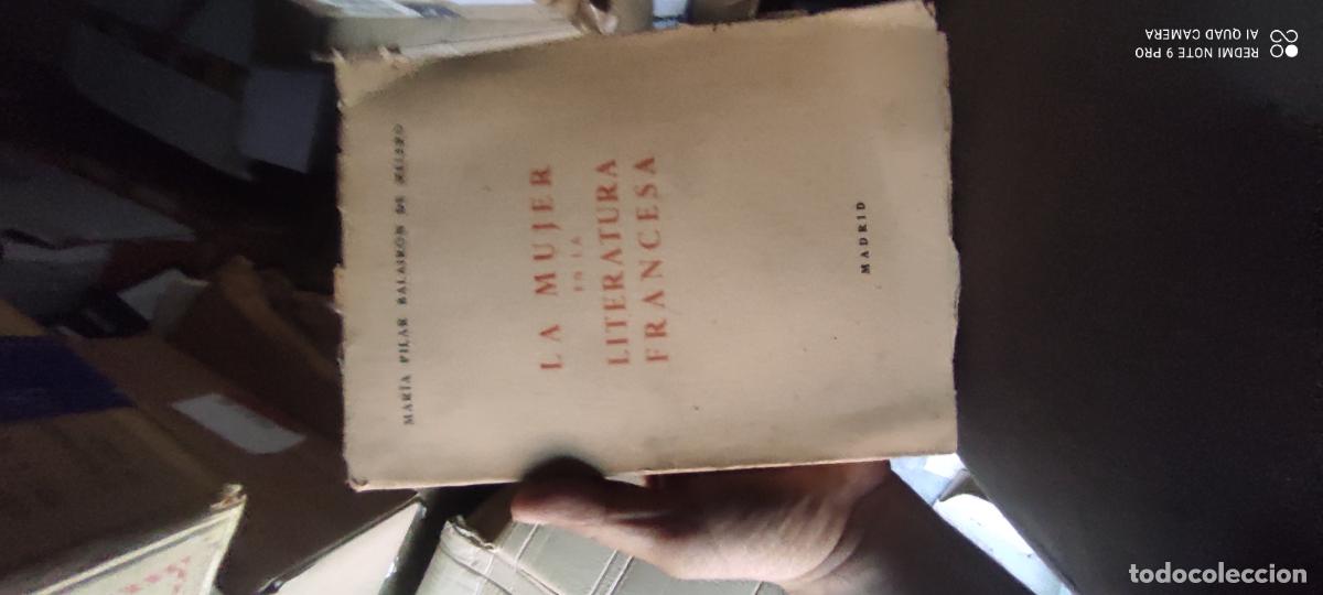 Libros de segunda mano: La mujer en la literatura francesa - Balair&oacute;n de Melero, Mar&iacute;a Pilar