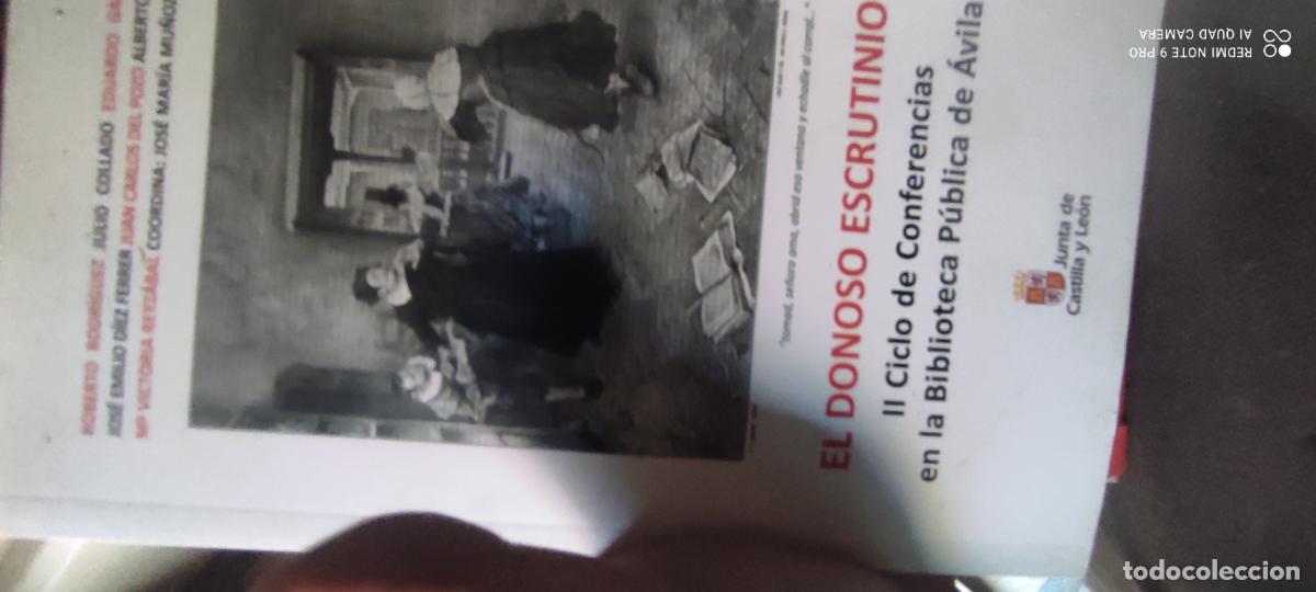 Libros de segunda mano: El donoso escrutinio. II Ciclo de Conferencias en la Biblioteca P&uacute;blica de &Aacute;vila. - Aganzo, Carlos
