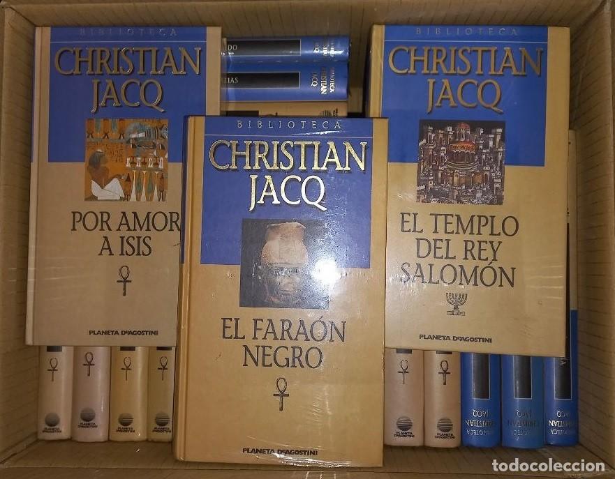 Second hand books: Biblioteca Christian Jacq (20 tomos) Ver t&iacute;tulos en la descripci&oacute;n