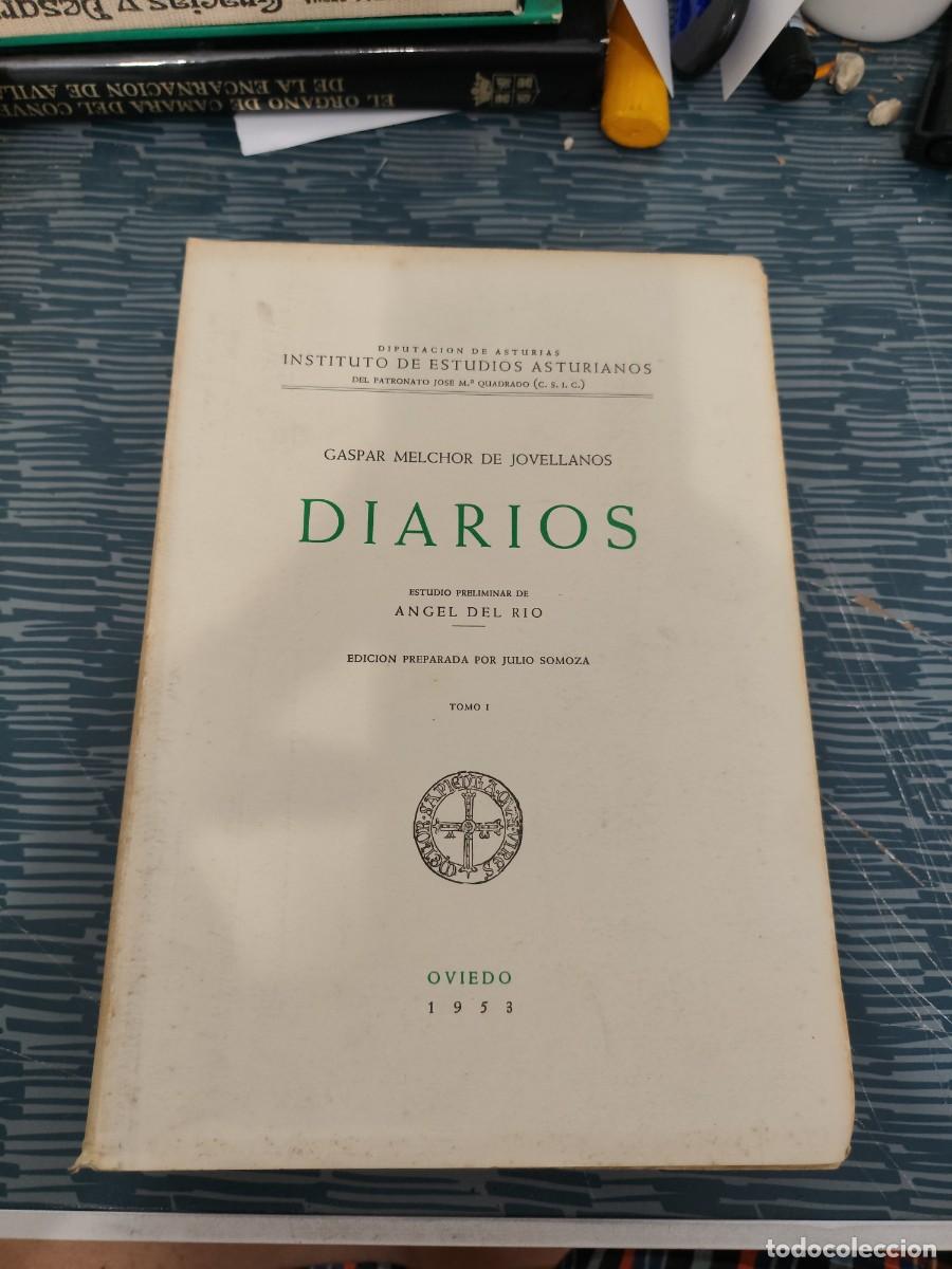 Libros de segunda mano: DIARIOS,GASPAR MELCHOR DE JOVELLANOS, OVIEDO,1953, INTONSO.