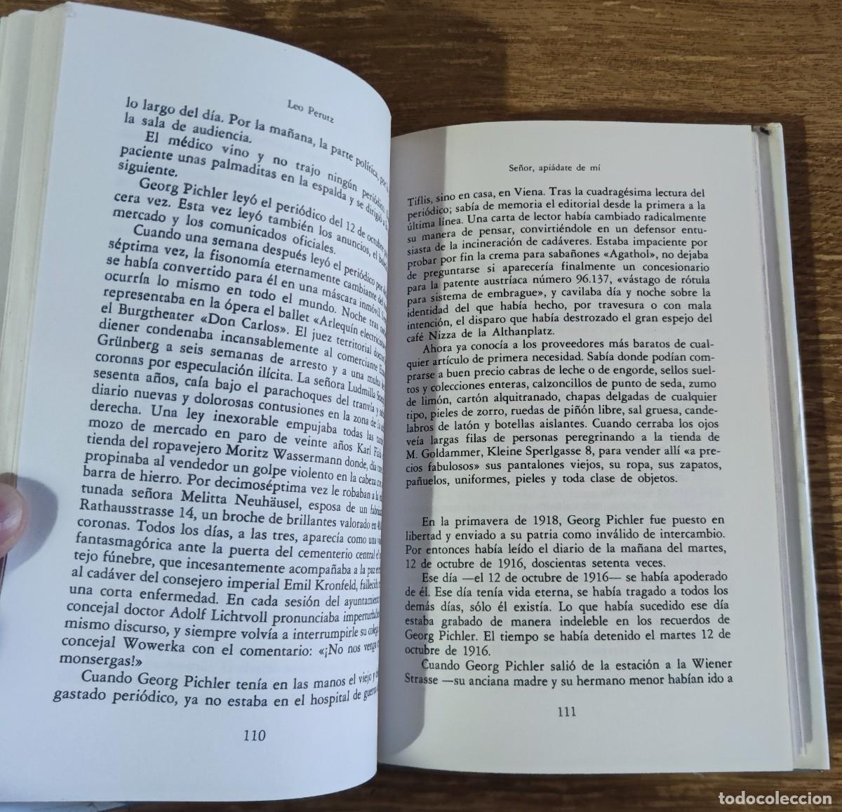Libros de segunda mano: Libro - Se&ntilde;or, api&aacute;date de m&iacute; (1990) Leo Perutz - Foto 4
