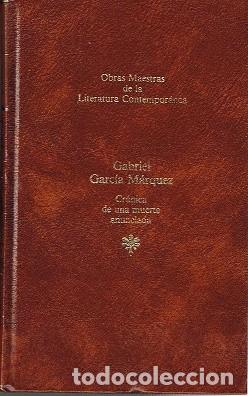 Libros de segunda mano: Cr&oacute;nica de una Muerte Anunciada - Garc&iacute;a M&aacute;rquez, Gabriel - Editorial Seix Barral - Obras Maestras