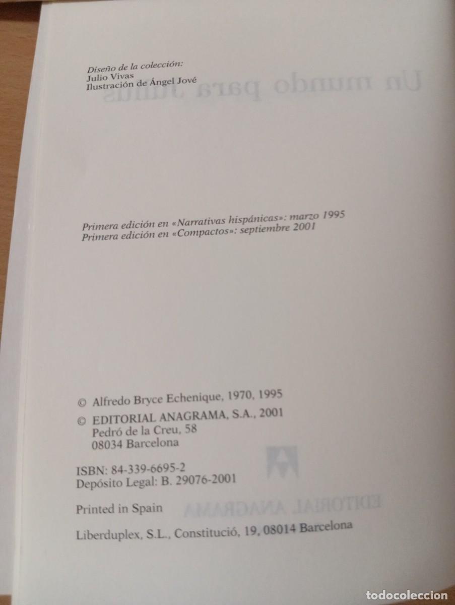 Libros de segunda mano: LOTE DE 2 LIBROS DE ALFREDO BRYCE ECHENIQUE - Foto 6