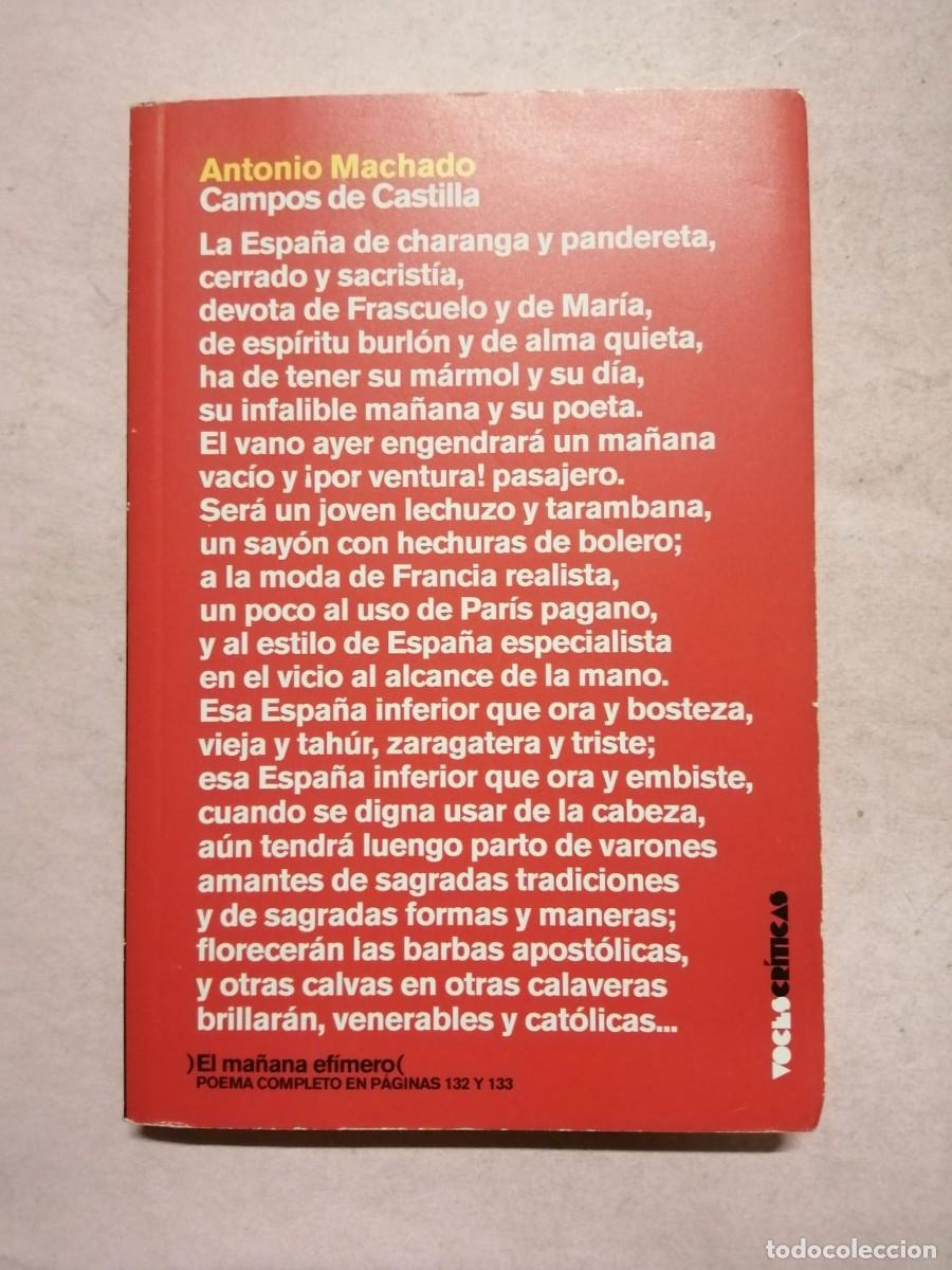 Libros de segunda mano: CAMPOS DE CASTILLA (ANTONIO MACHADO)
